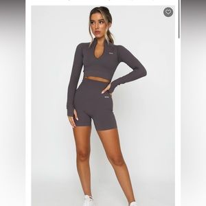 WhiteFox - Full Workout Set (Leggings, Shorts, Bra, Half-Zip)